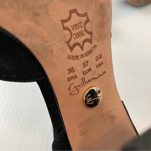 Guilhermina Posy cutwork strappy ankle strap heels Anthropologie feminine size 6 - Picture 10 of 10